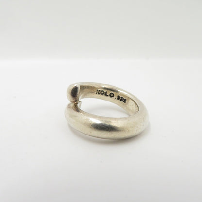 XOLO JEWELRY | ショロジュエリー Semicircle Ring -Wide リング・指輪 サイズ:約10号 シルバー【瀬戸大橋店】