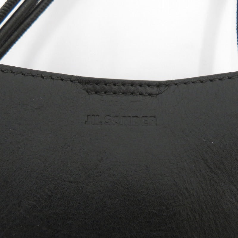 JIL SANDER | ジルサンダー タングルスモールポーチ ショルダーバッグ ポーチ ブラック【瀬戸大橋店】