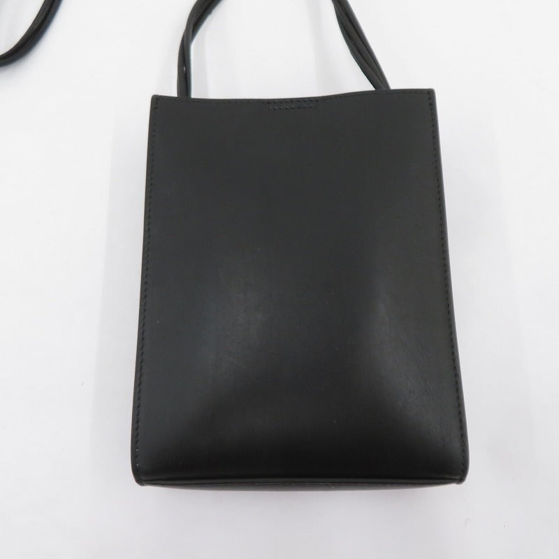 JIL SANDER | ジルサンダー タングルスモールポーチ ショルダーバッグ ポーチ ブラック【瀬戸大橋店】