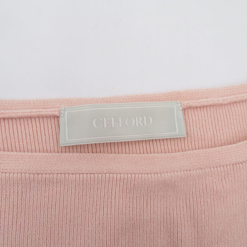 CELFORD | セルフォード バルーンペプラムニットプルオーバー その他トップス CWNT251010 ピンク サイズ：36【瀬戸大橋店】
