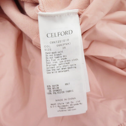 CELFORD | セルフォード バルーンペプラムニットプルオーバー その他トップス CWNT251010 ピンク サイズ：36【瀬戸大橋店】