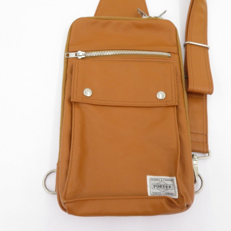 PORTER | ポーター FREESTYLE ワンショルダー ショルダーバッグ 707-06127 キャメル【瀬戸大橋店】