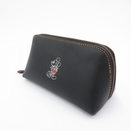COACH | コーチ ×Disney ミッキー コスメティックケース ポーチ A1781-F59820 ブラック【瀬戸大橋店】