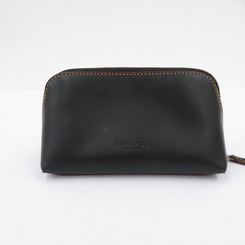 COACH | コーチ ×Disney ミッキー コスメティックケース ポーチ A1781-F59820 ブラック【瀬戸大橋店】