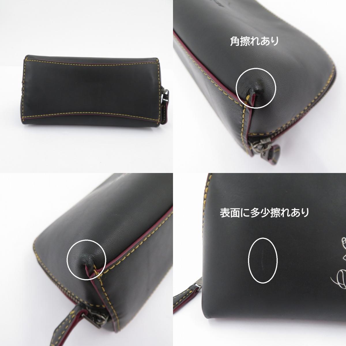 COACH | コーチ ×Disney ミッキー コスメティックケース ポーチ A1781-F59820 ブラック【瀬戸大橋店】