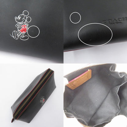 COACH | コーチ ×Disney ミッキー コスメティックケース ポーチ A1781-F59820 ブラック【瀬戸大橋店】