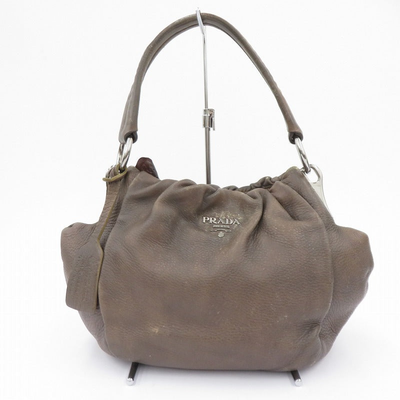 PRADA | プラダ ハンドバッグ BR4010 ブラウン【瀬戸大橋店】