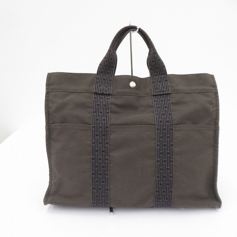 HERMES | エルメス エールライン トート MM トートバッグ グレー【瀬戸大橋店】