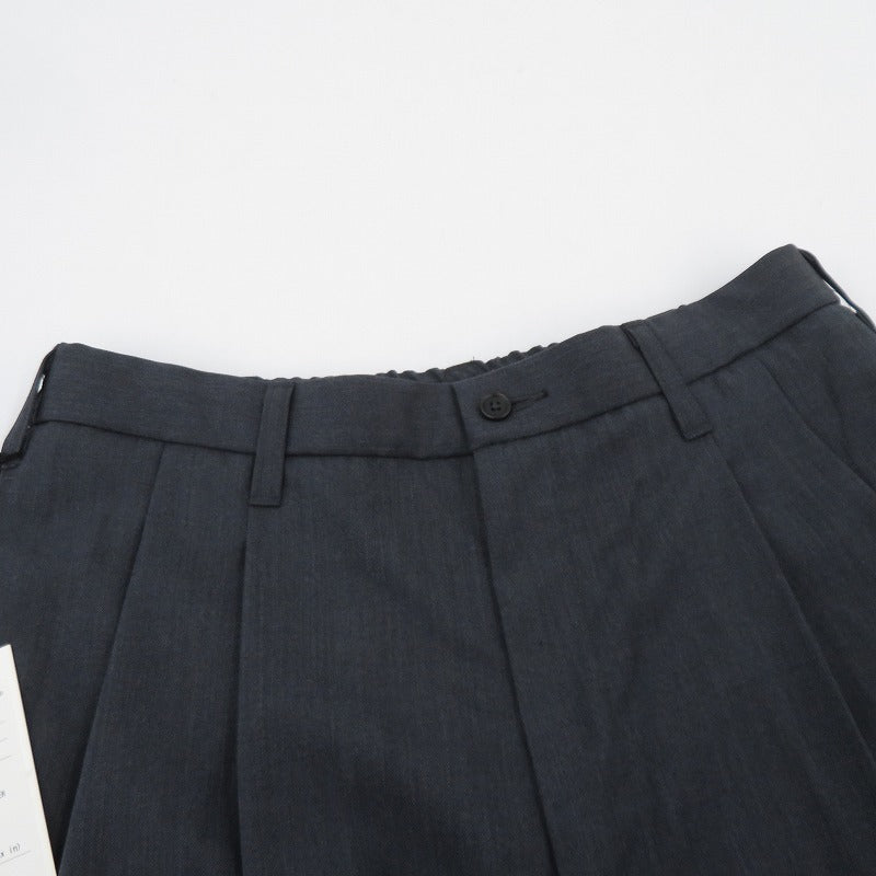 COOTIE | クーティー T/W Saxony 2 Tuck Wide Easy Trousers スラックス その他ボトムス CTE-25A107 グレー サイズ：M【瀬戸大橋店】