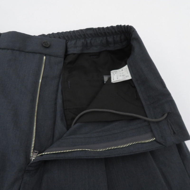 COOTIE | クーティー T/W Saxony 2 Tuck Wide Easy Trousers スラックス その他ボトムス CTE-25A107 グレー サイズ：M【瀬戸大橋店】