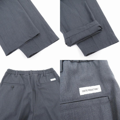 COOTIE | クーティー T/W Saxony 2 Tuck Wide Easy Trousers スラックス その他ボトムス CTE-25A107 グレー サイズ：M【瀬戸大橋店】