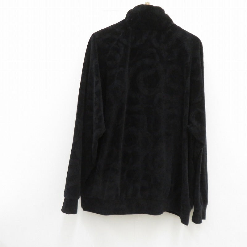 CALEE | キャリー JQ VELOUR TRACK TYPE JACKET トラックジャケット ジャージ ブラック サイズ：XL【瀬戸大橋店】