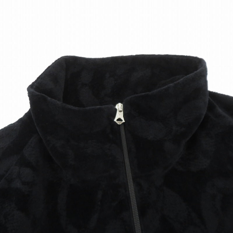 CALEE | キャリー JQ VELOUR TRACK TYPE JACKET トラックジャケット ジャージ ブラック サイズ：XL【瀬戸大橋店】