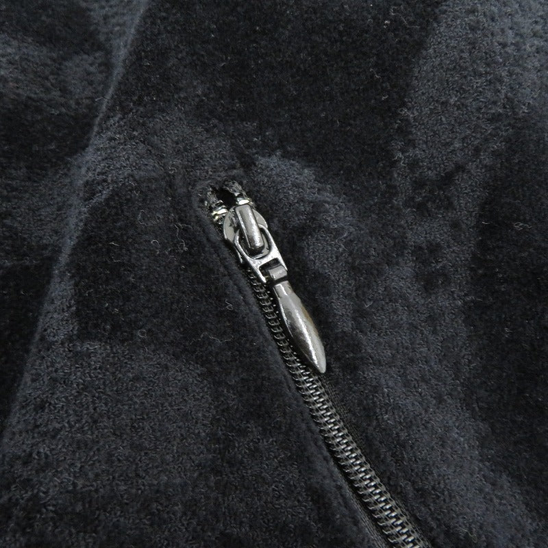 CALEE | キャリー JQ VELOUR TRACK TYPE JACKET トラックジャケット ジャージ ブラック サイズ：XL【瀬戸大橋店】