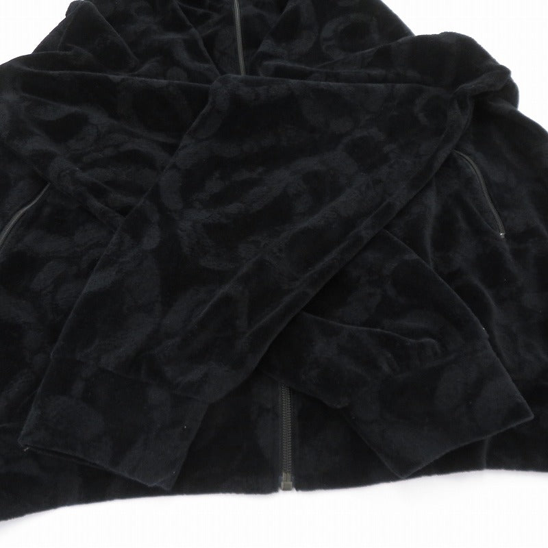 CALEE | キャリー JQ VELOUR TRACK TYPE JACKET トラックジャケット ジャージ ブラック サイズ：XL【瀬戸大橋店】