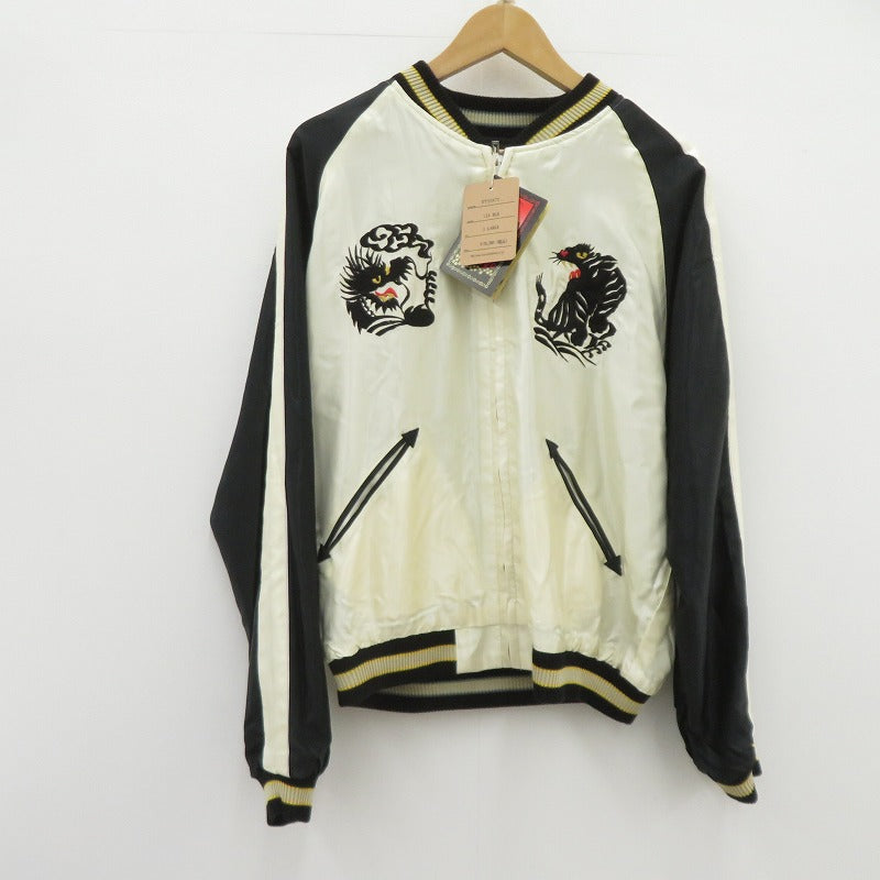 TAILOR TOYO(東洋エンタープライズ) | テイラートウヨウテイラートーヨー SouvenirJacket リバーシブル スーベニアジャケット TT15877 ホワイト サイズ：XL【瀬戸大橋店】