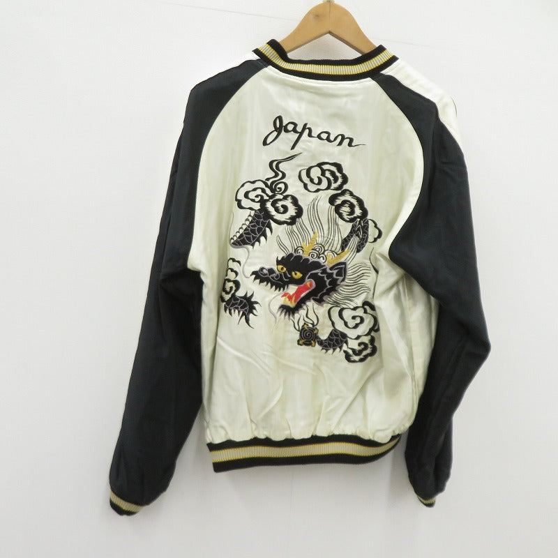 TAILOR TOYO(東洋エンタープライズ) | テイラートウヨウテイラートーヨー SouvenirJacket リバーシブル スーベニアジャケット TT15877 ホワイト サイズ：XL【瀬戸大橋店】