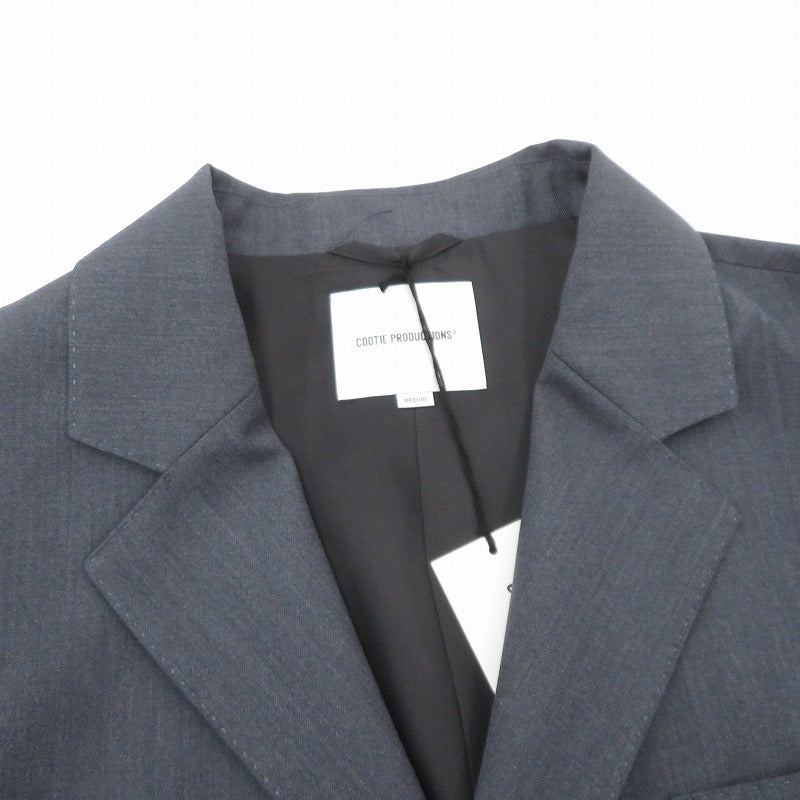 COOTIE | クーティー T/W Saxony Single Breasted JKT テーラードジャケット CTE-25A202 グレー サイズ：M【瀬戸大橋店】