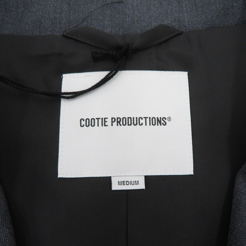 COOTIE | クーティー T/W Saxony Single Breasted JKT テーラードジャケット CTE-25A202 グレー サイズ：M【瀬戸大橋店】