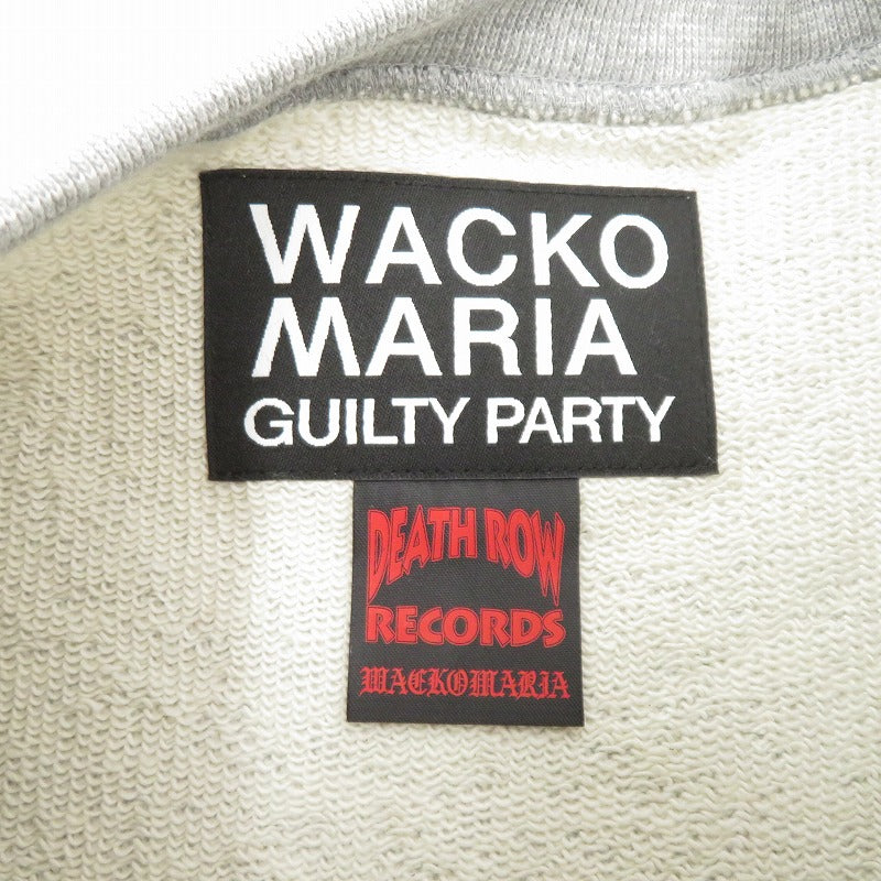 WACKOMARIA | ワコマリア ×DEATH ROW RECORDS スウェット DEATHROW-WM-SS06 グレー サイズ：L【瀬戸大橋店】