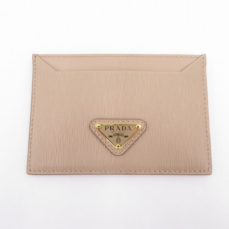 PRADA | プラダ ヴィッテロムーブ トライアングルロゴ カードケース 1MC208 ピンク【瀬戸大橋店】