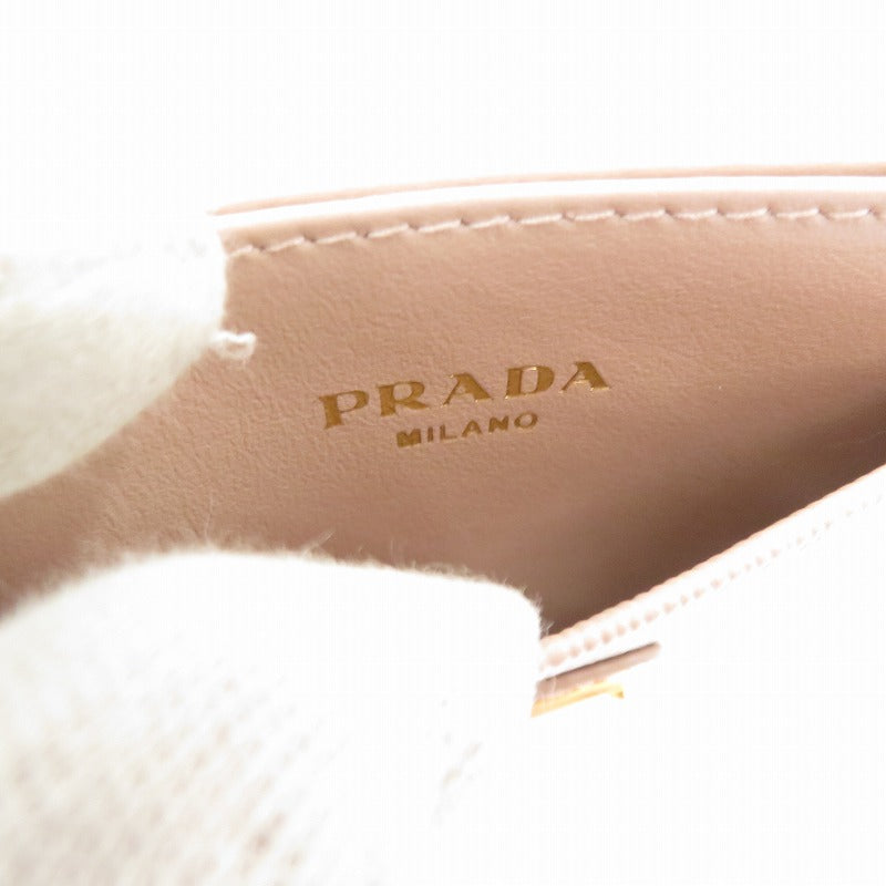 PRADA | プラダ ヴィッテロムーブ トライアングルロゴ カードケース 1MC208 ピンク【瀬戸大橋店】