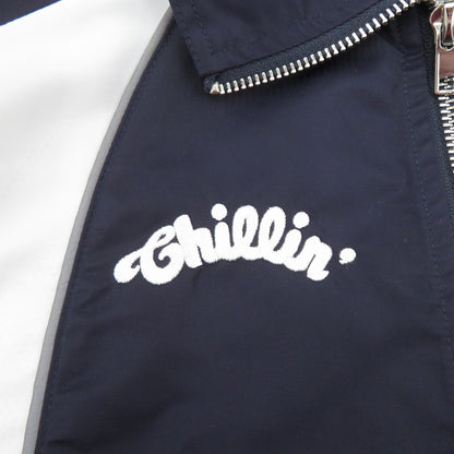 CHILLIN'/NYLON JACKET ナイロンジャケット 25WO-CIL-SS23 ネイビー サイズ：L【瀬戸大橋店】