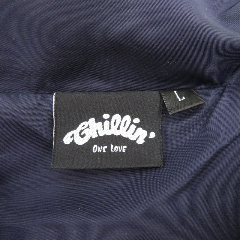 CHILLIN'/NYLON JACKET ナイロンジャケット 25WO-CIL-SS23 ネイビー サイズ：L【瀬戸大橋店】