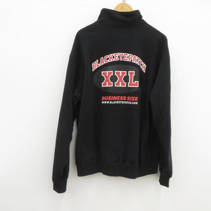 BlackEyePatch | ブラックアイパッチ ハーフジップ スウェット ブラック サイズ：XL【瀬戸大橋店】