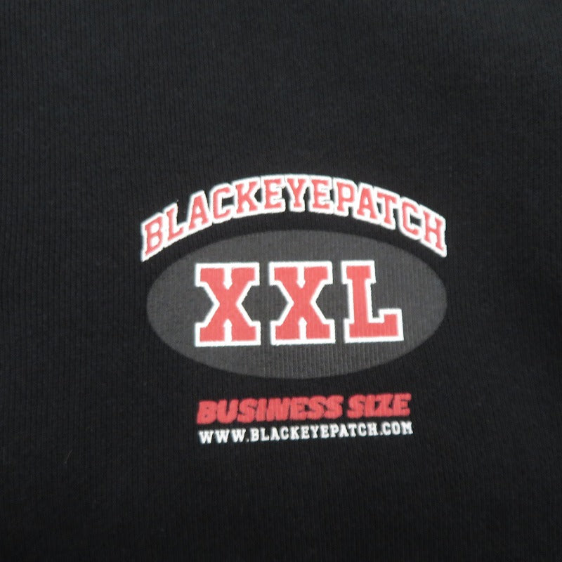 BlackEyePatch | ブラックアイパッチ ハーフジップ スウェット ブラック サイズ：XL【瀬戸大橋店】