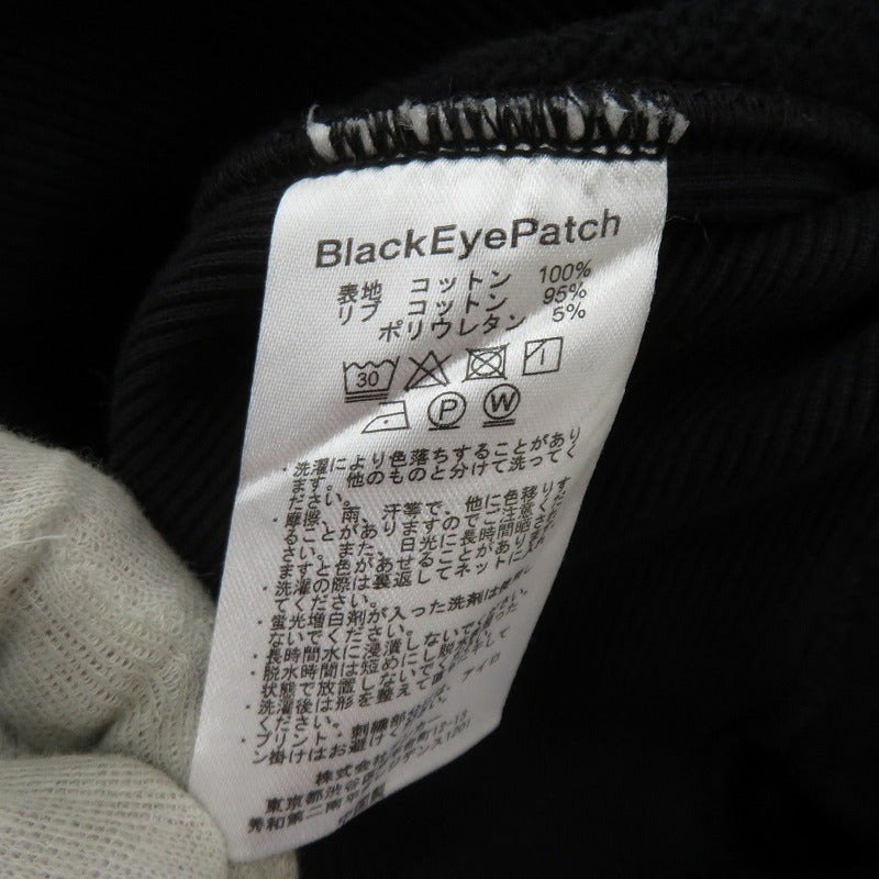 BlackEyePatch | ブラックアイパッチ ハーフジップ スウェット ブラック サイズ：XL【瀬戸大橋店】