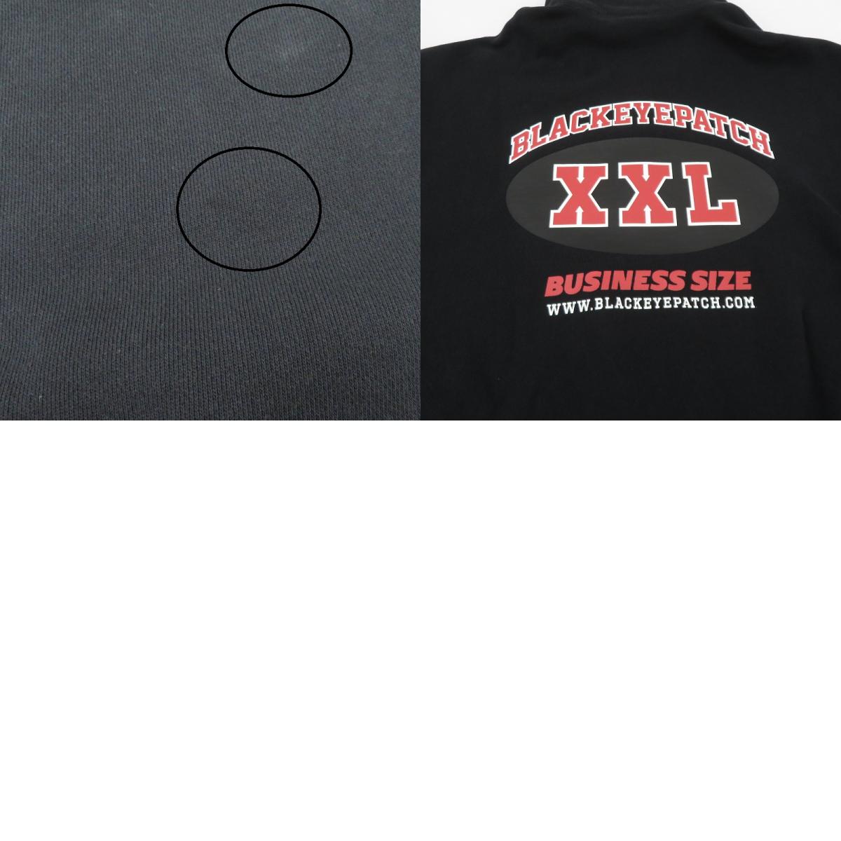 BlackEyePatch | ブラックアイパッチ ハーフジップ スウェット ブラック サイズ：XL【瀬戸大橋店】