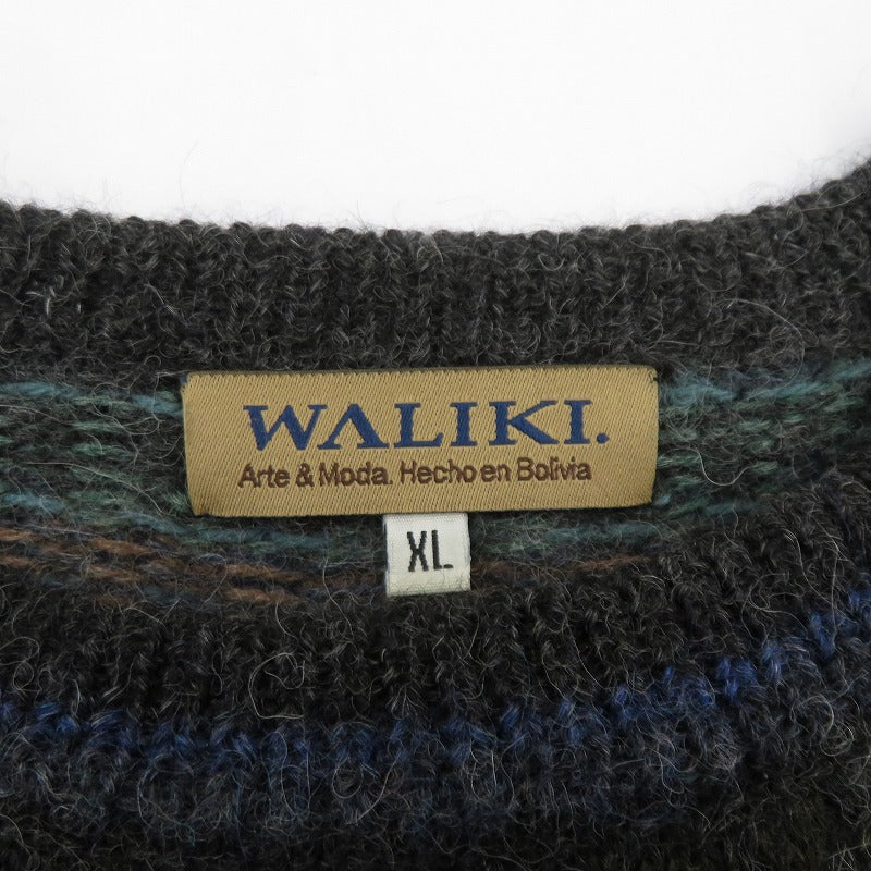 VINTAGE衣料 | ヴィンテージイリョウ WALIKI ニット マルチカラー サイズ：XL【瀬戸大橋店】