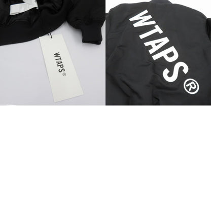 W)TAPS | ダブルタップス TEAM / JACKET / NYLON. TWILL スタジャン 261TQDT-JKM01 ブラック サイズ：1【瀬戸大橋店】