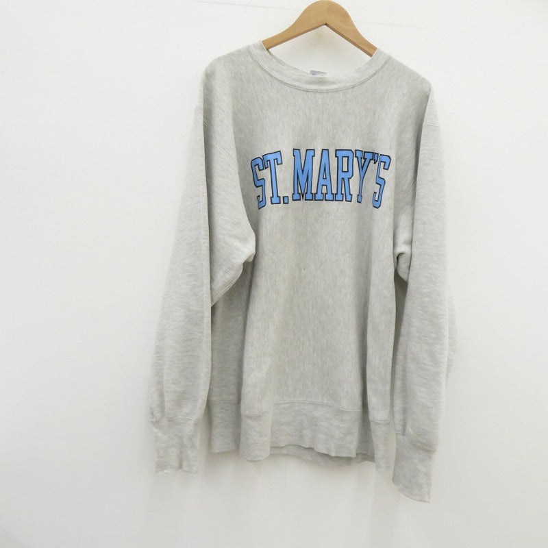 Champion | チャンピオン リバースウィーブ/USA製/刺繍タグ 90's スウェット グレー サイズ：XL【瀬戸大橋店】