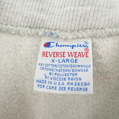Champion | チャンピオン リバースウィーブ/USA製/刺繍タグ 90's スウェット グレー サイズ：XL【瀬戸大橋店】