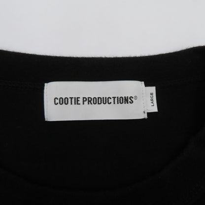 COOTIE | クーティー Supima Oversized CellieL/S Tee 長袖Ｔシャツ ブラック サイズ：L【瀬戸大橋店】