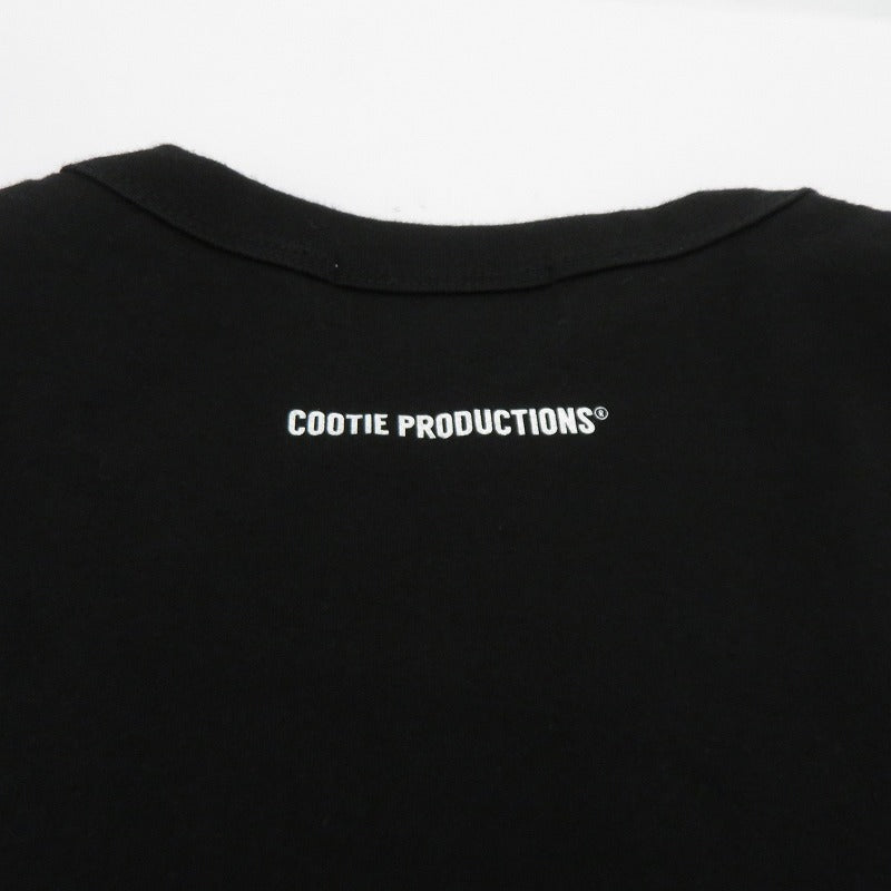 COOTIE | クーティー Supima Oversized CellieL/S Tee 長袖Ｔシャツ ブラック サイズ：L【瀬戸大橋店】