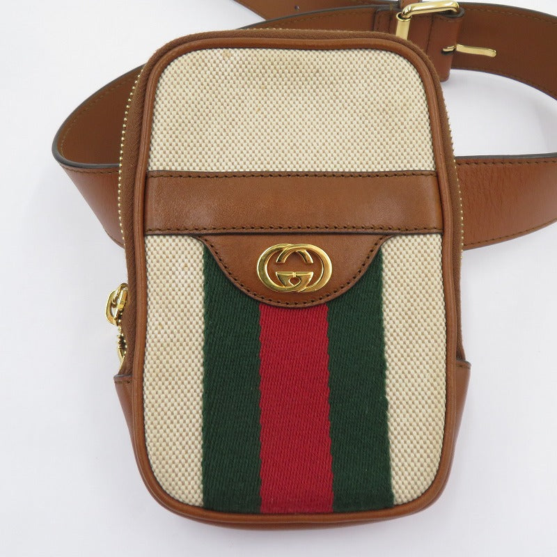 GUCCI | Gucci Belt Bag Sherry Line Smartphone/Phone Case Other Bags 581519・203887 Beige