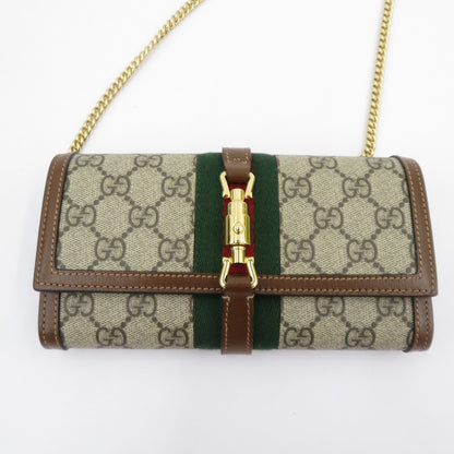 GUCCI | Gucci GG Supreme Jackie 1961 Wallet 652681 0416 Brown