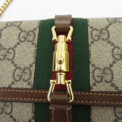 GUCCI | Gucci GG Supreme Jackie 1961 Wallet 652681 0416 Brown