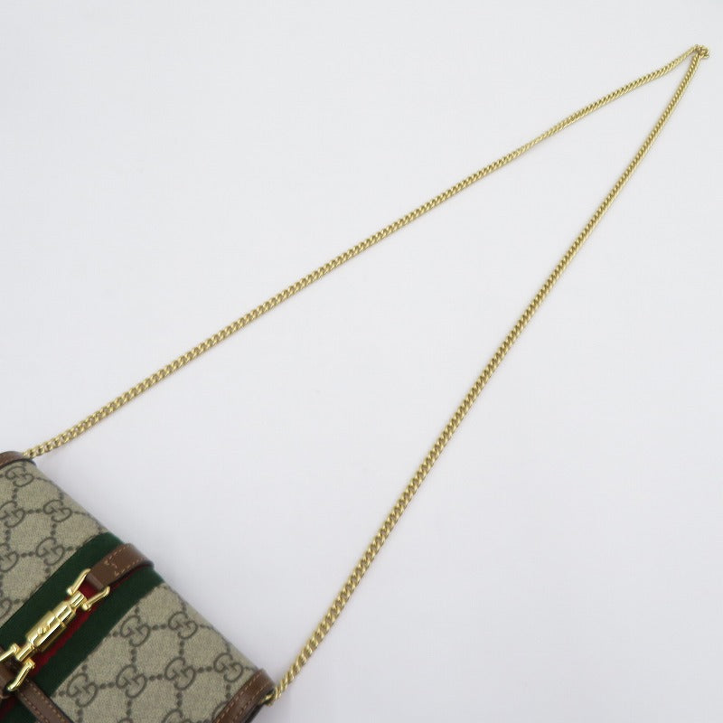 GUCCI | Gucci GG Supreme Jackie 1961 Wallet 652681 0416 Brown