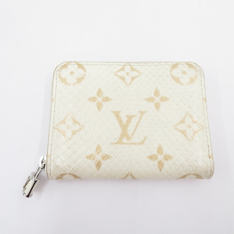 LOUIS VUITTON | ルイ・ヴィトン モノグラム パイソン ジッピー・コインパース コインケース N97726 ホワイト【瀬戸大橋店】