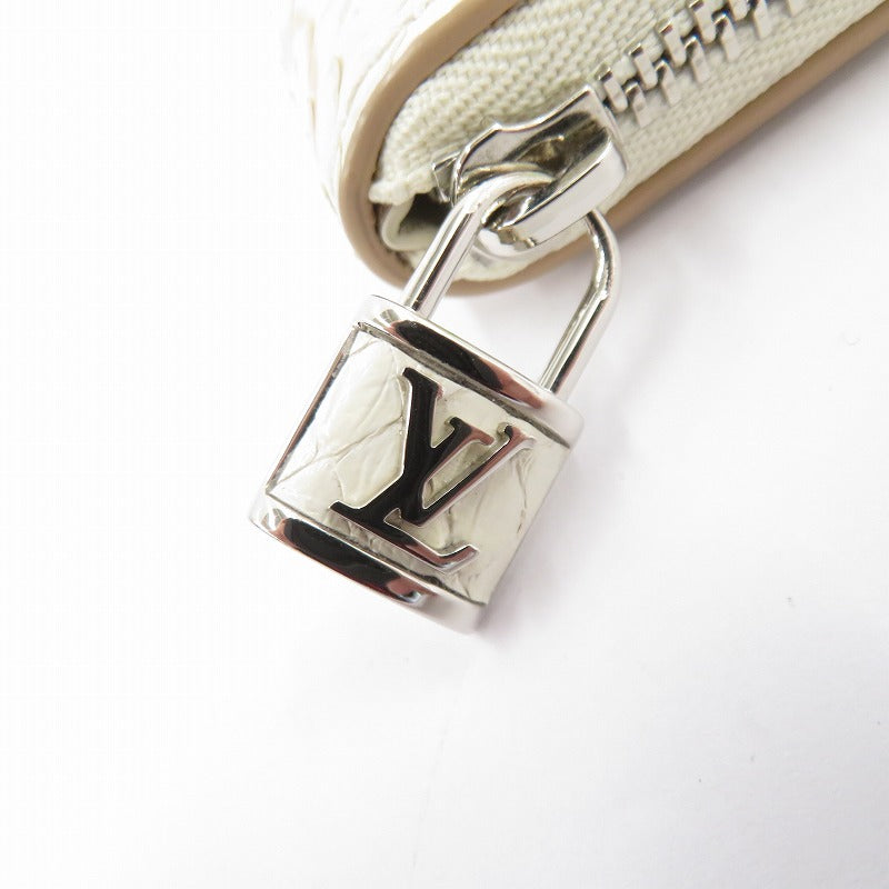 LOUIS VUITTON | ルイ・ヴィトン モノグラム パイソン ジッピー・コインパース コインケース N97726 ホワイト【瀬戸大橋店】