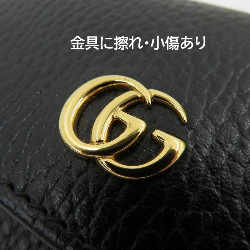 GUCCI | グッチ GGマーモント 三つ折り財布 644407・525040 ブラック【瀬戸大橋店】