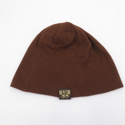 LOUIS VUITTON | Louis Vuitton Beanie LV Fit Monogram Knitted Cap M5248A Brown