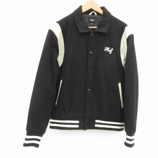 HUF | ハフ SONG VARSITY JACKET スタジャン ブラック サイズ：M【瀬戸大橋店】