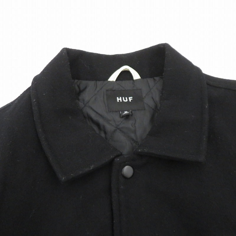 HUF | ハフ SONG VARSITY JACKET スタジャン ブラック サイズ：M【瀬戸大橋店】