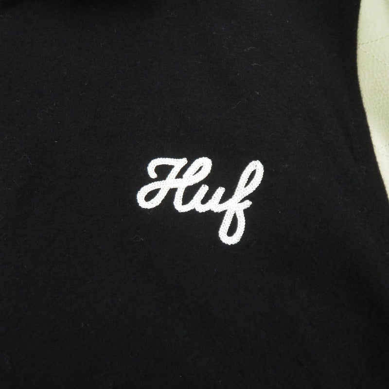 HUF | ハフ SONG VARSITY JACKET スタジャン ブラック サイズ：M【瀬戸大橋店】