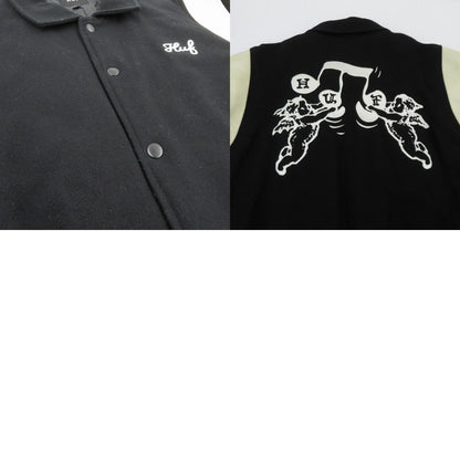 HUF | ハフ SONG VARSITY JACKET スタジャン ブラック サイズ：M【瀬戸大橋店】